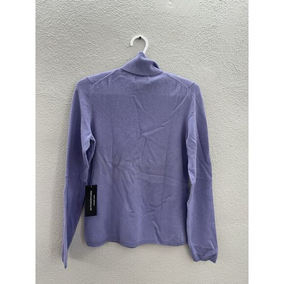 Sutton Studio Womens Sweater Size Large Wisteria Purple Turtleneck Cashmere NWTs - Picture 8 of 12